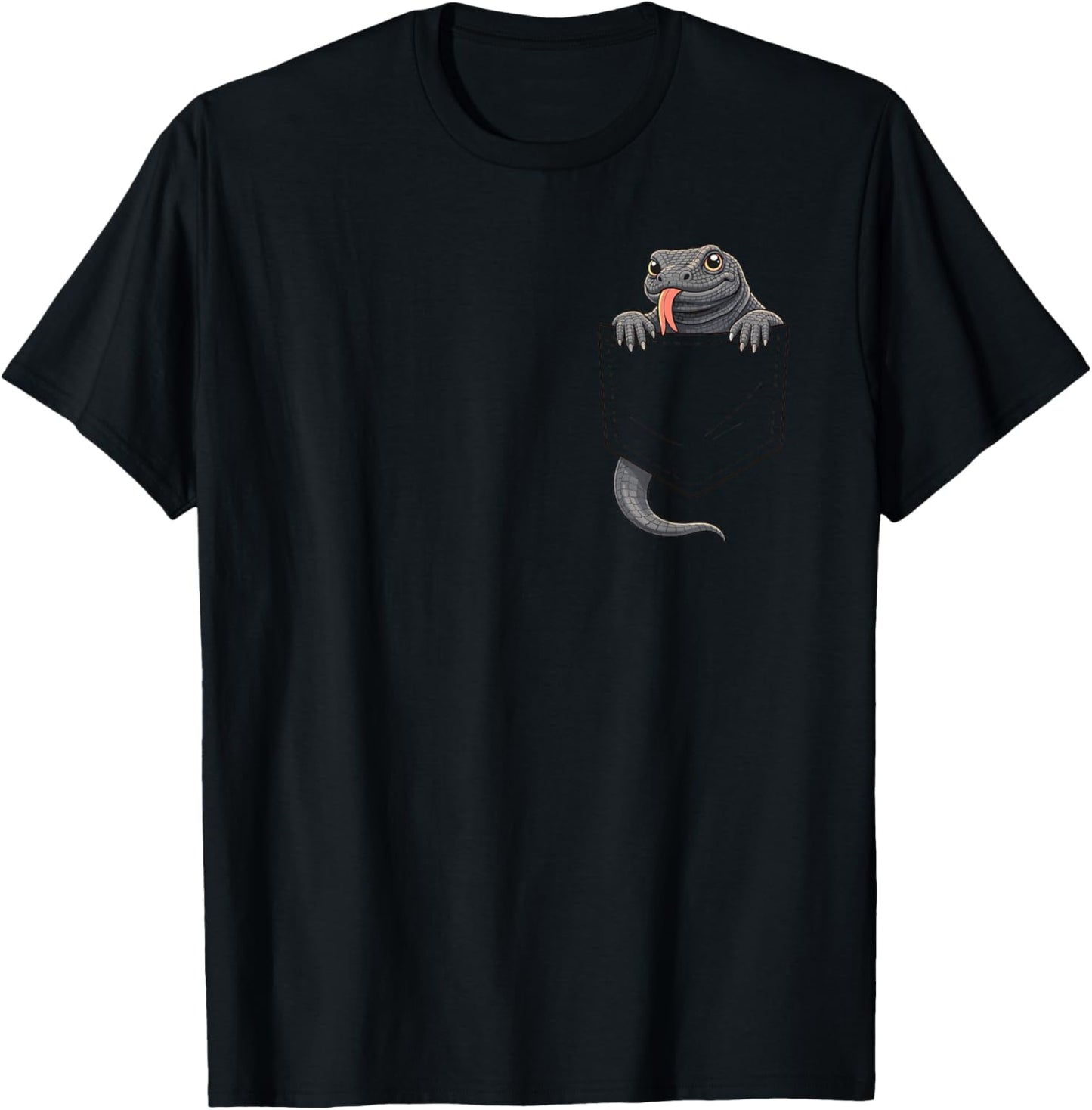 Komodo Dragon Costume Reptile Lizard Halloween Men Kids Boys T-Shirt - T-Shirt | Black