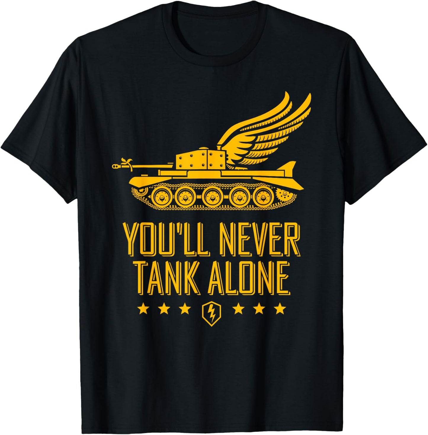 World of Tanks Blitz You'll Never Tank Alone T-Shirt - T-Shirt | Black