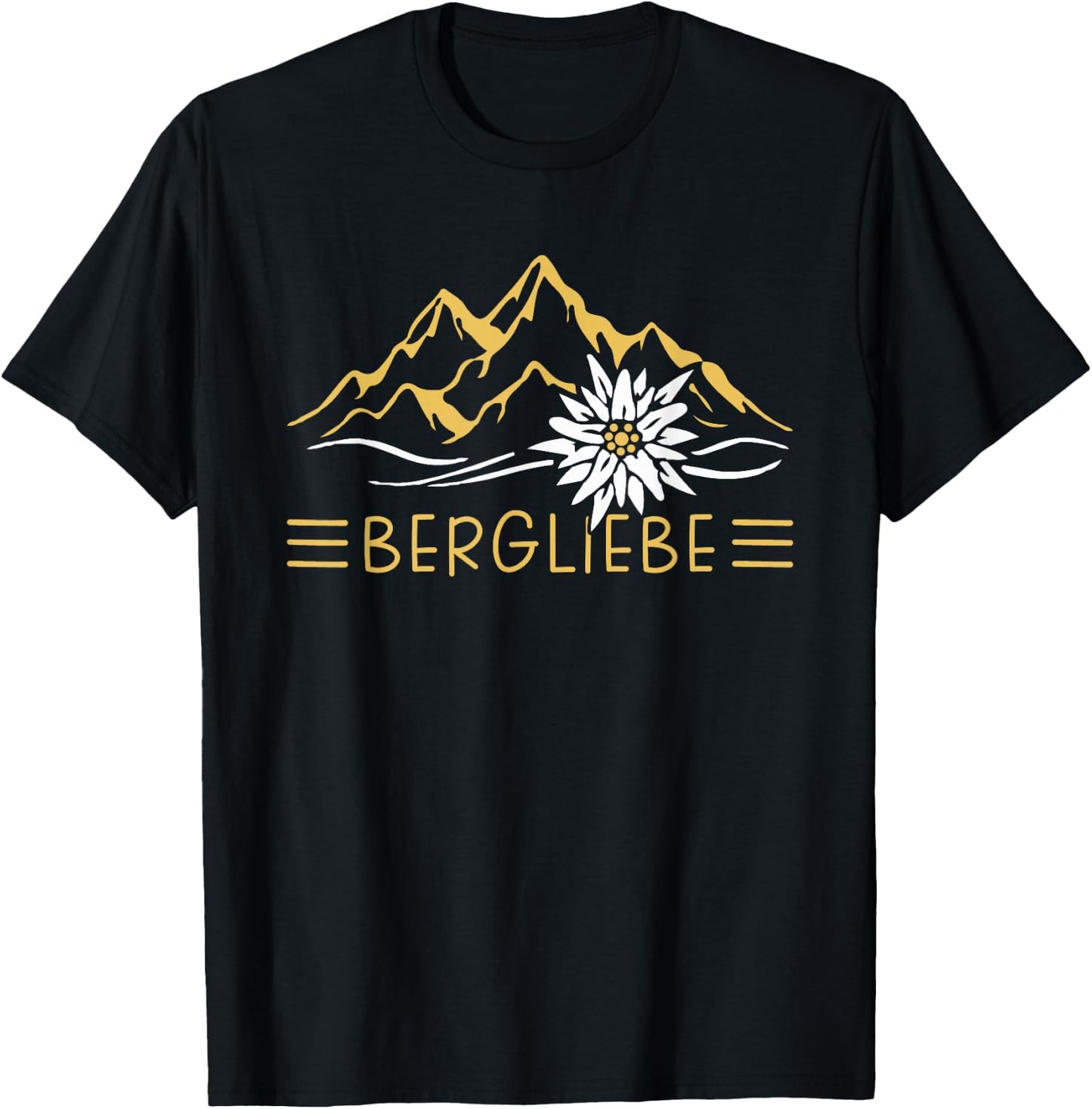 Hiking design as hiking accessory for the mountains , black, s T-Shirt - T-Shirt | Black