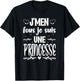 Women's Mother's Day Humour - Je suis une Princesse , Black, S T-Shirt - T-Shirt | Black