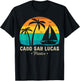 Vintage Cabo San Lucas Mexico Sunset, Vacation Summer Men Women Girls Kids T-Shirt - T-Shirt | Black
