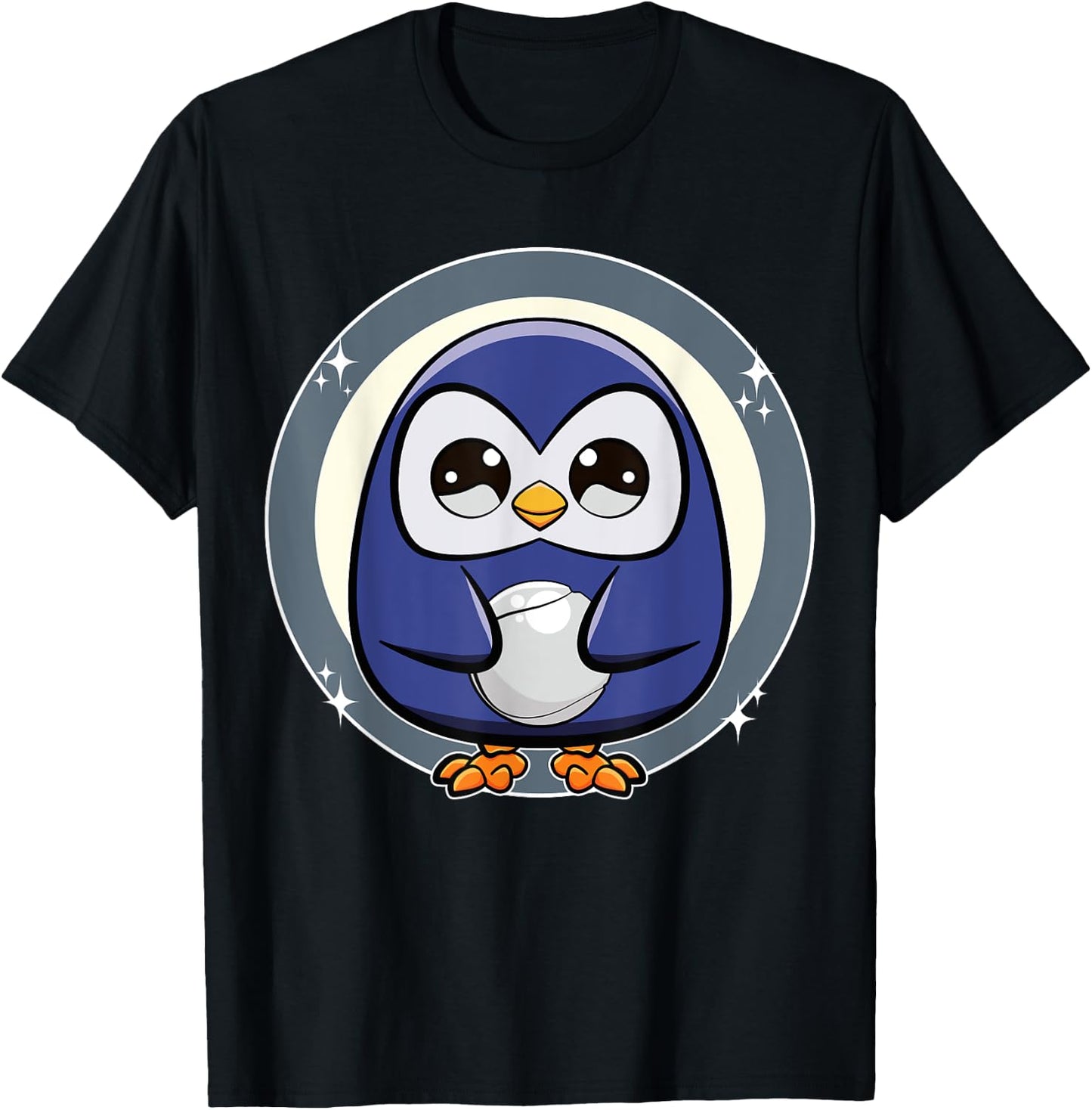 Penguin Baseball T-Shirt - T-Shirt | Black