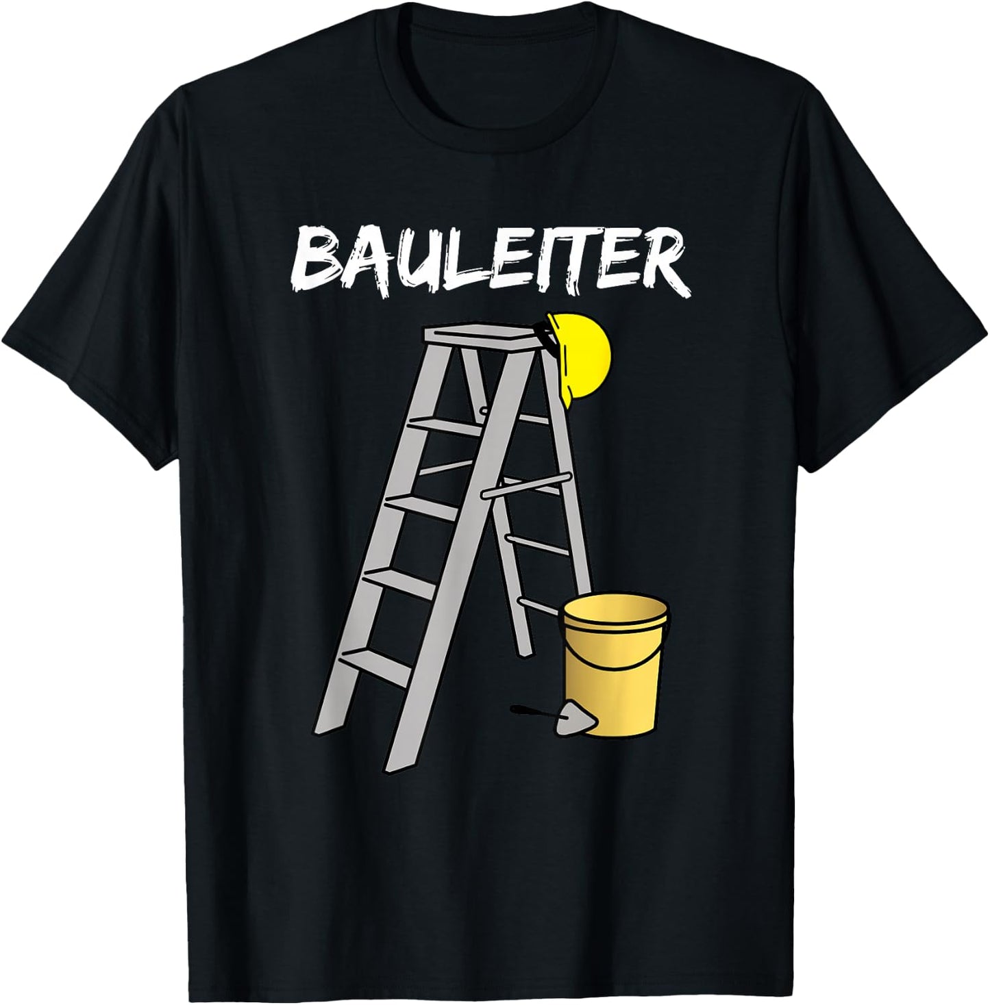 Construction Manager, Construction Worker, Construction Site Costume Fancy Dress Helmet , black T-Shirt - T-Shirt | Black