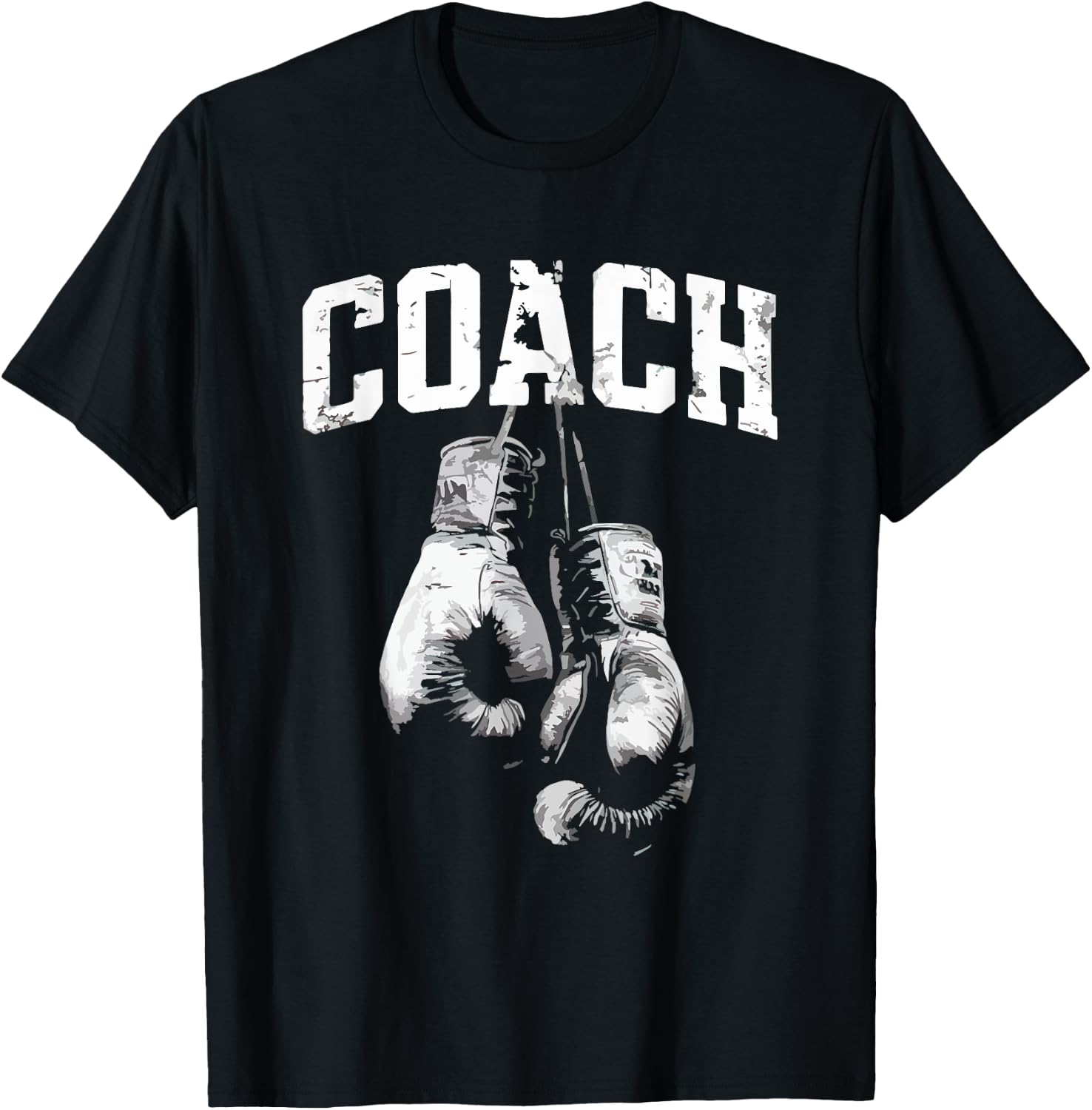 Boxing Coach Vintage Kickboxing Boxing Lover Boxer MMA T-Shirt - T-Shirt | Black
