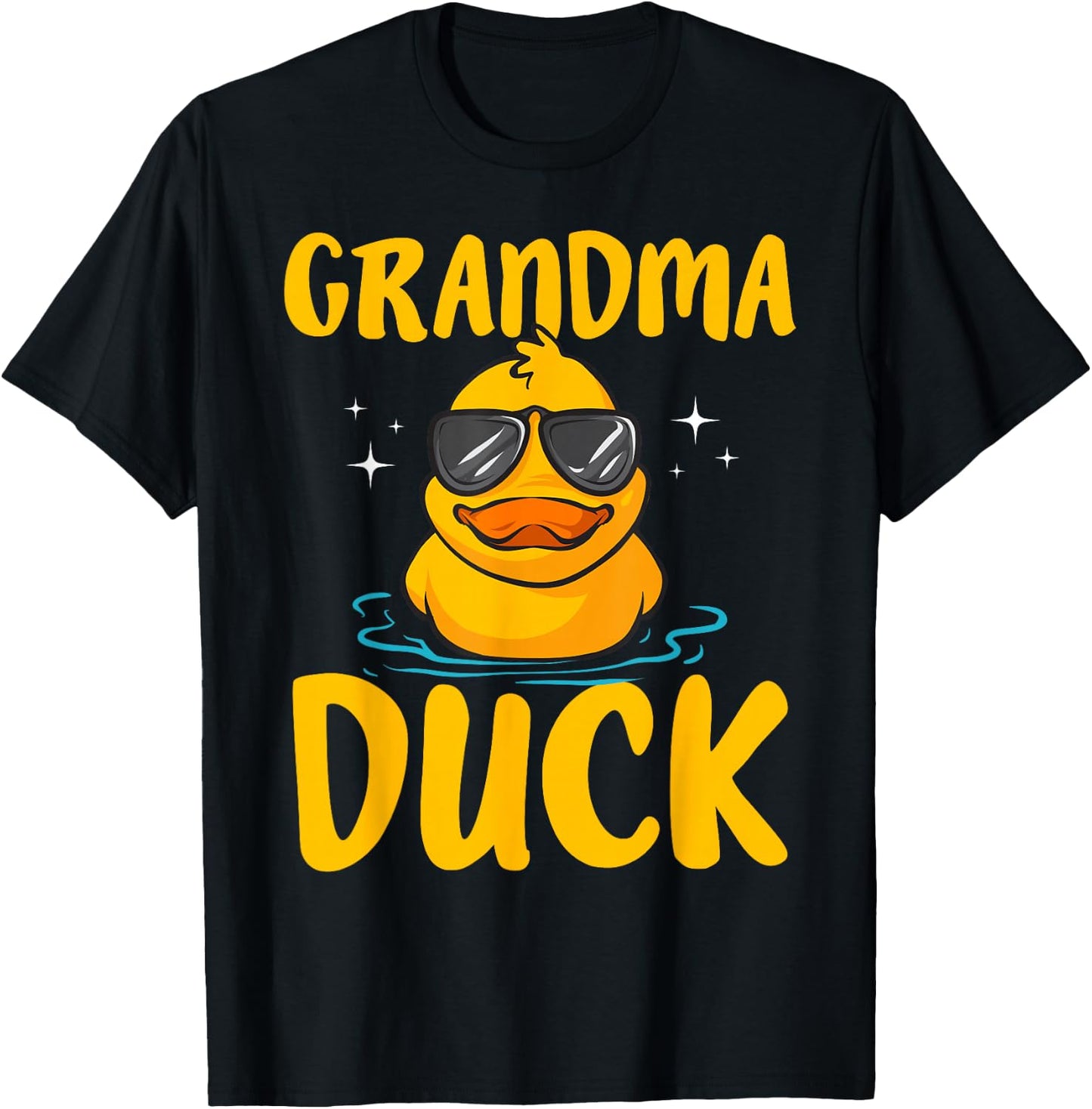 Rubber Duckies Grandma Duck Rubber Duck T-Shirt - T-Shirt | Black