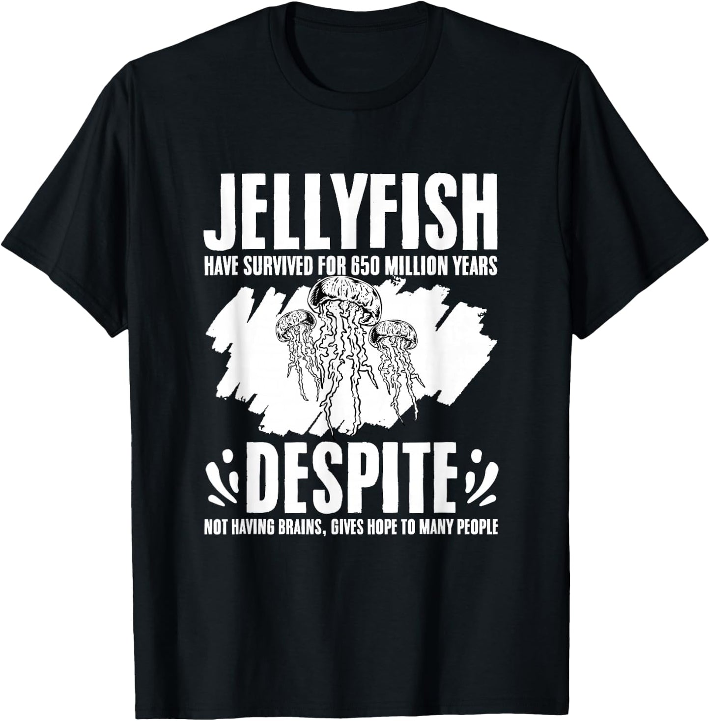 Not Having Brain Scuba Diving Jellyfish Beach Jelly Fish T-Shirt - T-Shirt | Black