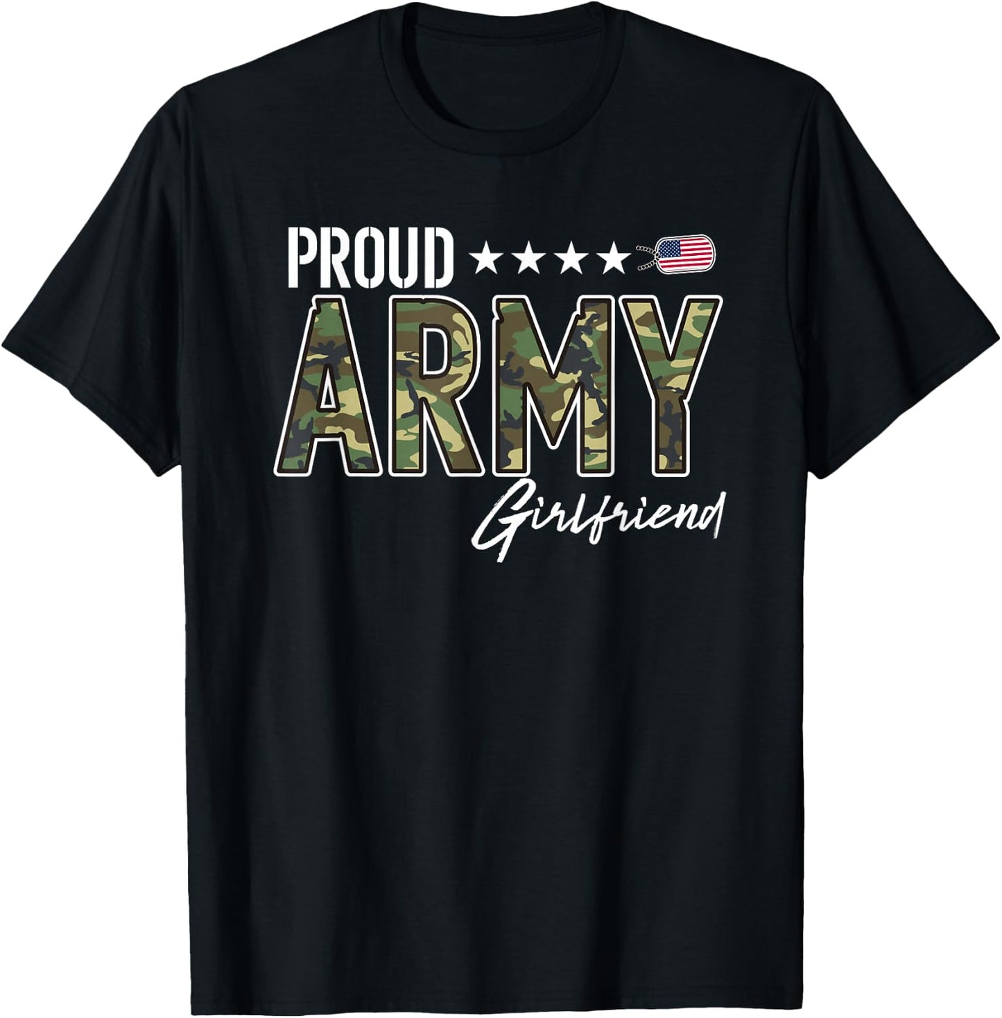 OCP Proud Army Girlfriend T-Shirt - T-Shirt | Black