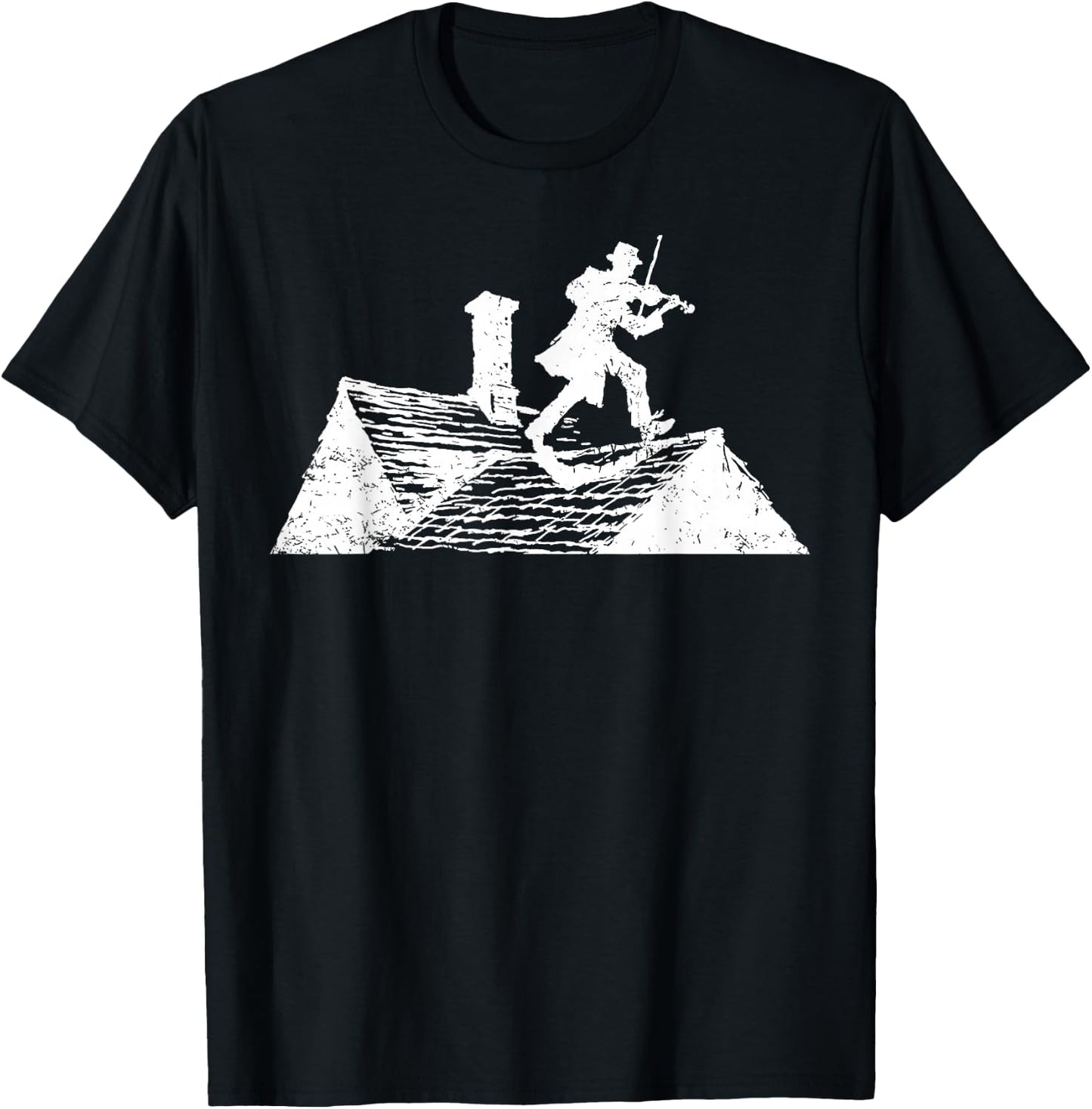 Fiddler On Roof Retro Musical Theater Broadway Theatre T-Shirt - T-Shirt | Black