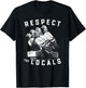 Pigeons Respect The Locals Simple Native Pride Nature Lover T-Shirt - T-Shirt | Black