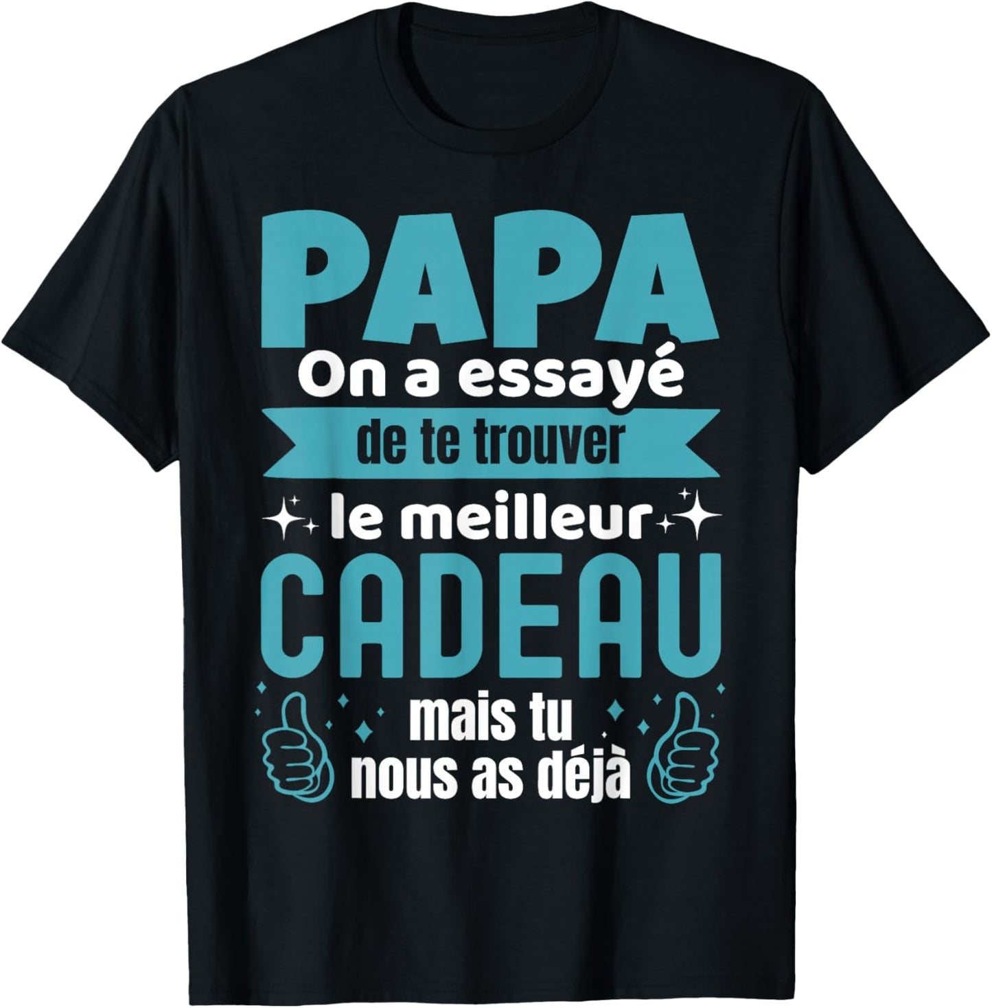 Gift Dad Father's Day Gifts Birthday Man T-Shirt - T-Shirt | Black