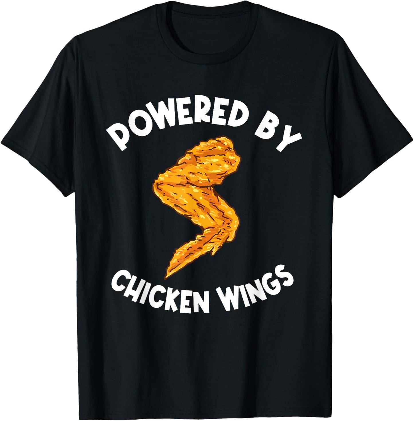 Funny Chicken Wings Apparel Fast Food Hot Wing T-Shirt - T-Shirt | Black