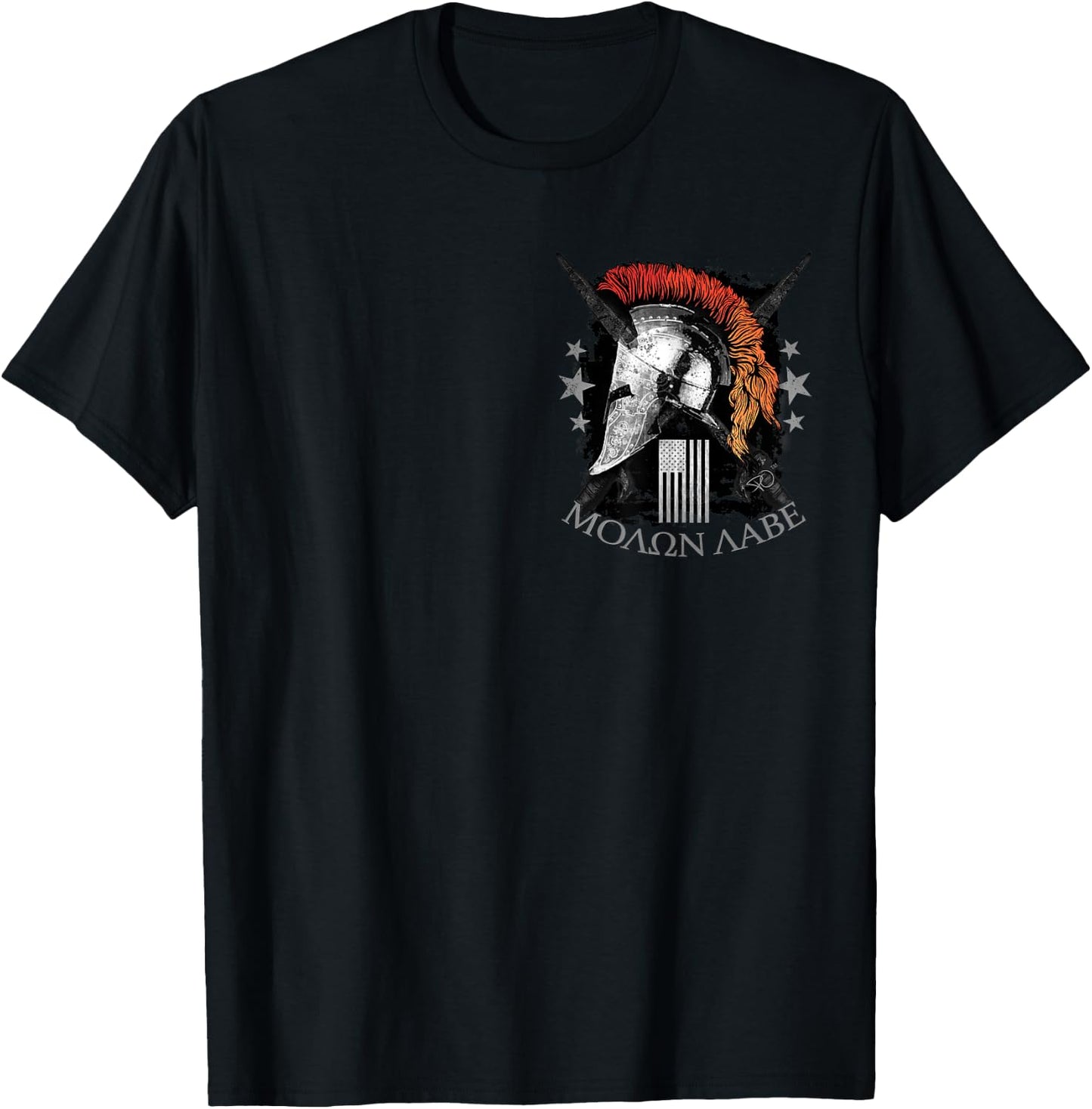 Epic USA Molon Labe Come and Take Them Spartan 2nd Amendment T-Shirt - T-Shirt | Black