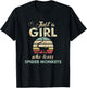 Just A Girl Who Loves Spider Monkeys Funny Primatologist T-Shirt - T-Shirt | Black
