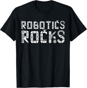 I Love Robots | Droid Builder | Robotics Rocks T-Shirt - T-Shirt | Black