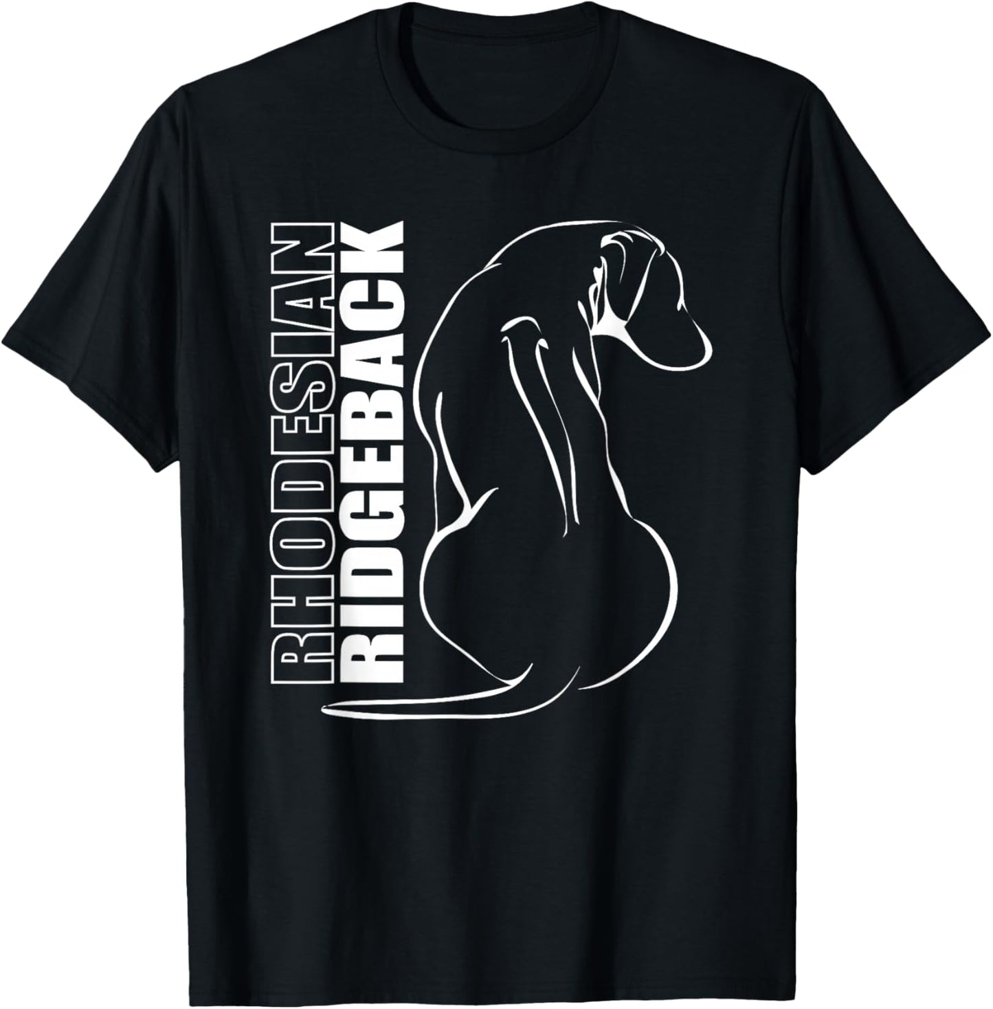 Proud Rhodesian Ridgeback Profile Dog Ridgeback T-Shirt - T-Shirt | Black