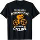 Funny Retirement Plan Cycling - Bike Lover Gift T-Shirt - T-Shirt | Black