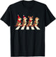 Hawaiian Monk Seal Crossing Road Xmas T-Shirt - T-Shirt | Black