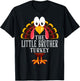 Thanksgiving The Little Brother Turkey Matching T-Shirt - T-Shirt | Black