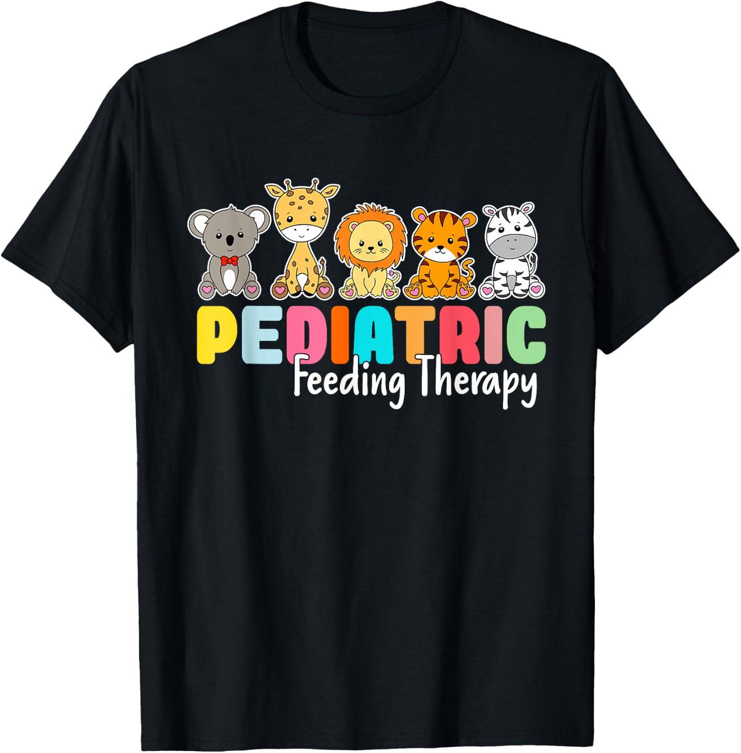 Pediatric Feeding Therapist Pediatric Feeding Therapy T-Shirt - T-Shirt | Black