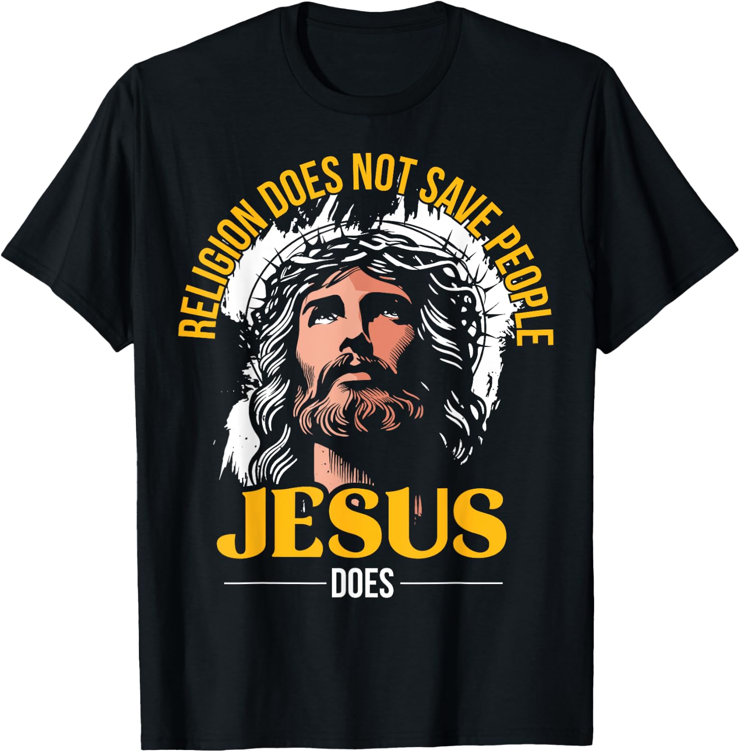 Jesus Christ and Faith Christian Bible and Love Jesus T-Shirt - T-Shirt | Black