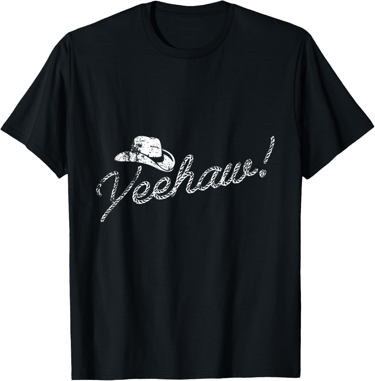 Yeehaw Cowboy T-Shirt - T-Shirt | Black