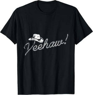 Yeehaw Cowboy T-Shirt - T-Shirt | Black