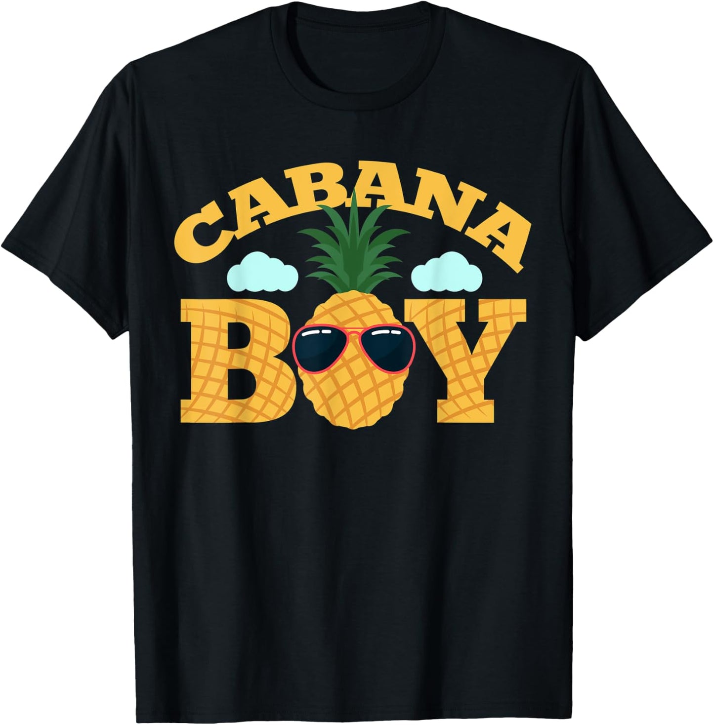Cabana Boy Pool Party Boys Gift T-Shirt - T-Shirt | Black