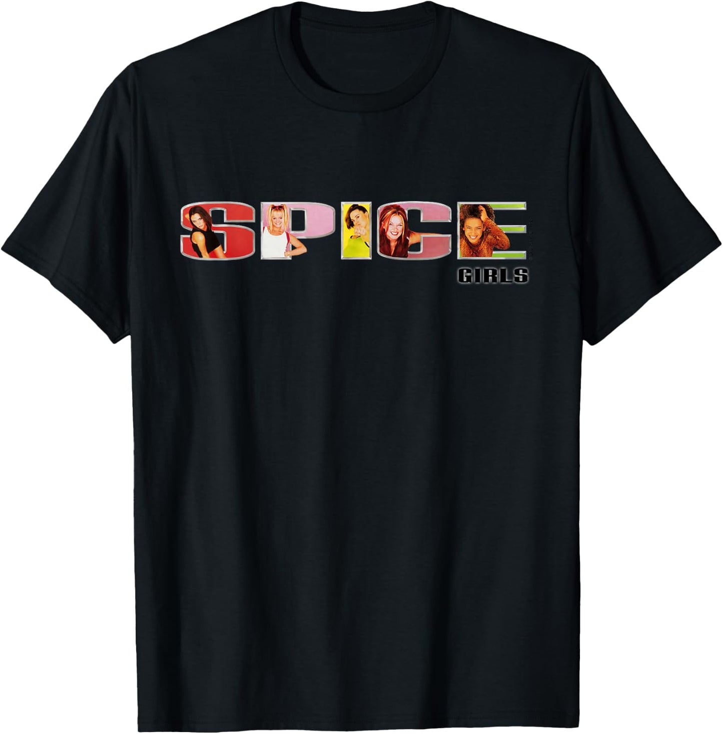 Official Spice Girls Logo , black T-Shirt - T-Shirt | Black
