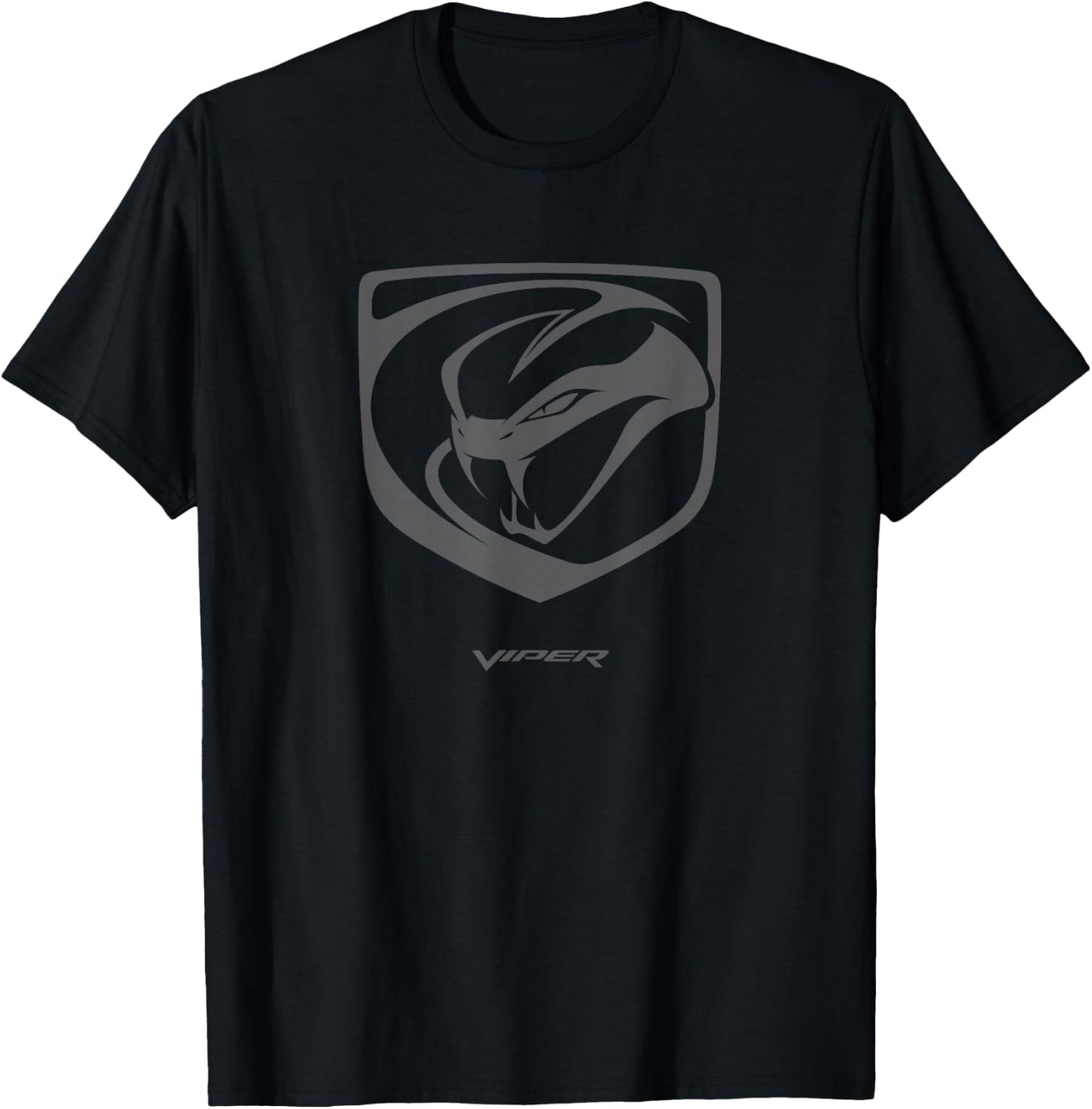 Dodge Viper Logo , Black, S T-Shirt - T-Shirt | Black