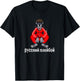 Russian Don Juan Gopnik Squat Nu Pogadi Wolk Cartoon Gift T-Shirt - T-Shirt | Black