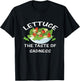 Lettuce the Taste of Sadness Funny Vegetable Salad Hater T-Shirt - T-Shirt | Black