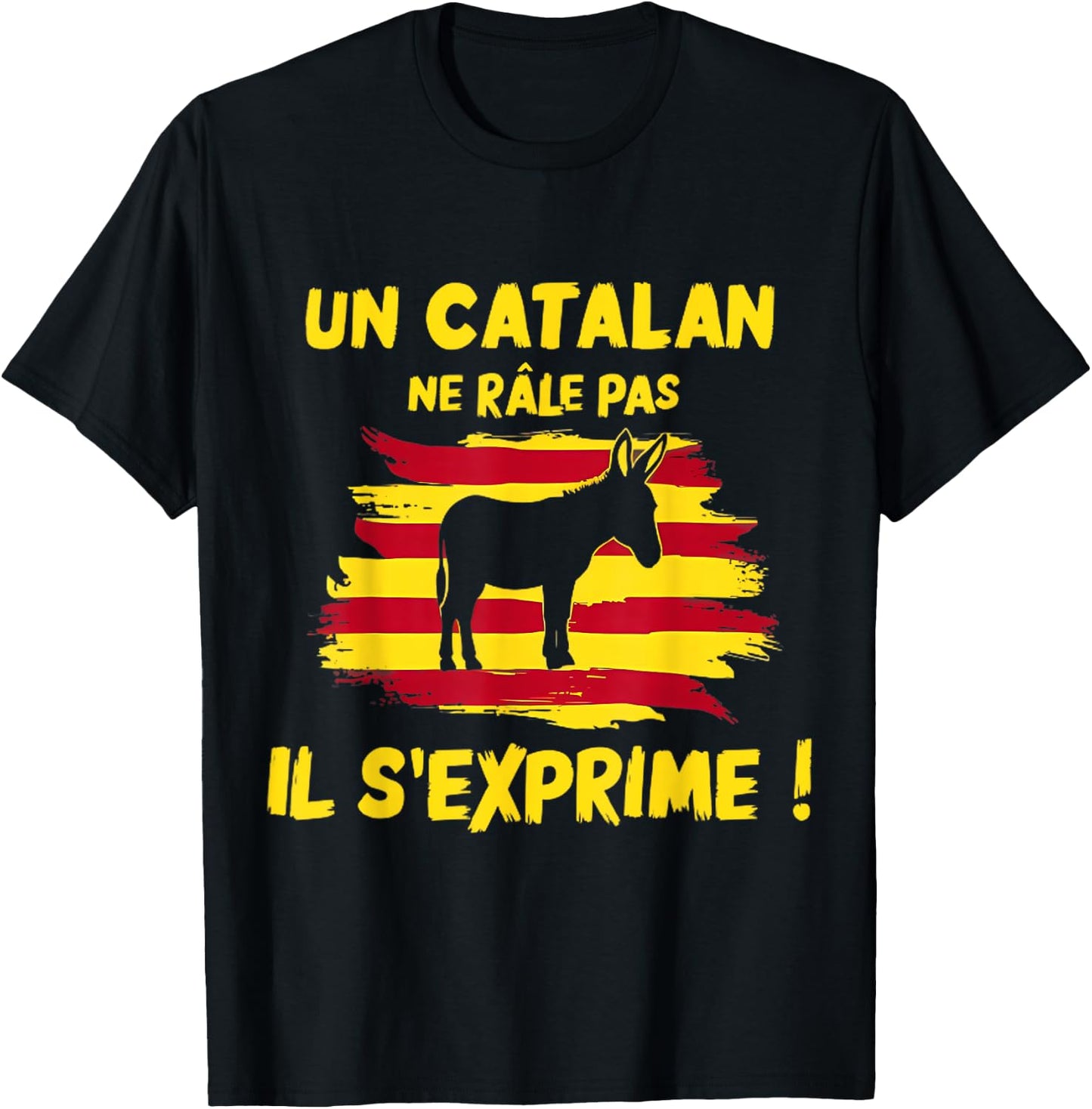 Catalan , Black, S T-Shirt - T-Shirt | Black