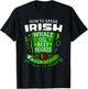 How to Speak IRISH Whale Oil Beef Hooked T-Shirt - T-Shirt | Black