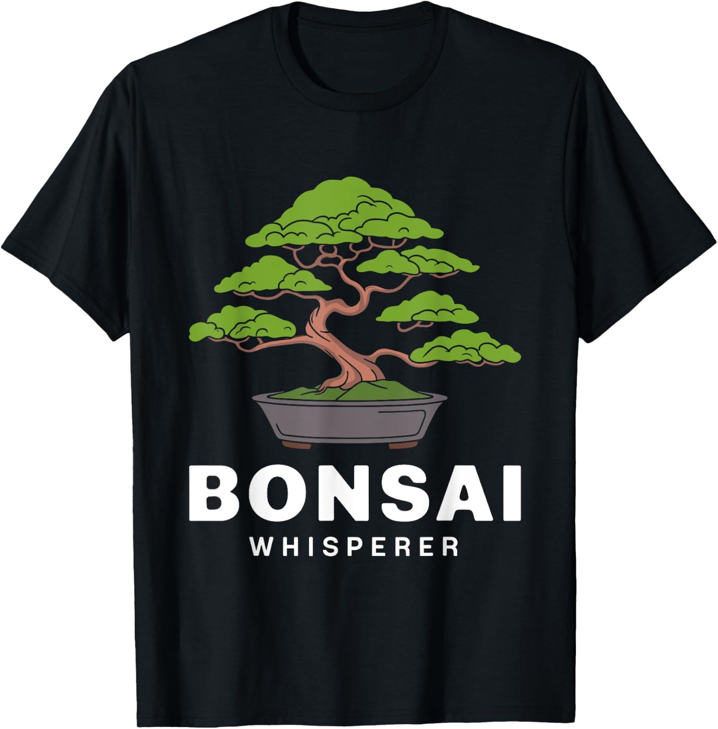 Bonsai Tree Gardening Japanese Culture Zen Funny Bonsai Tree T-Shirt - T-Shirt | Black