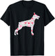 Cool Doberman Design Women Kids Doberman Pinscher T-Shirt - T-Shirt | Black
