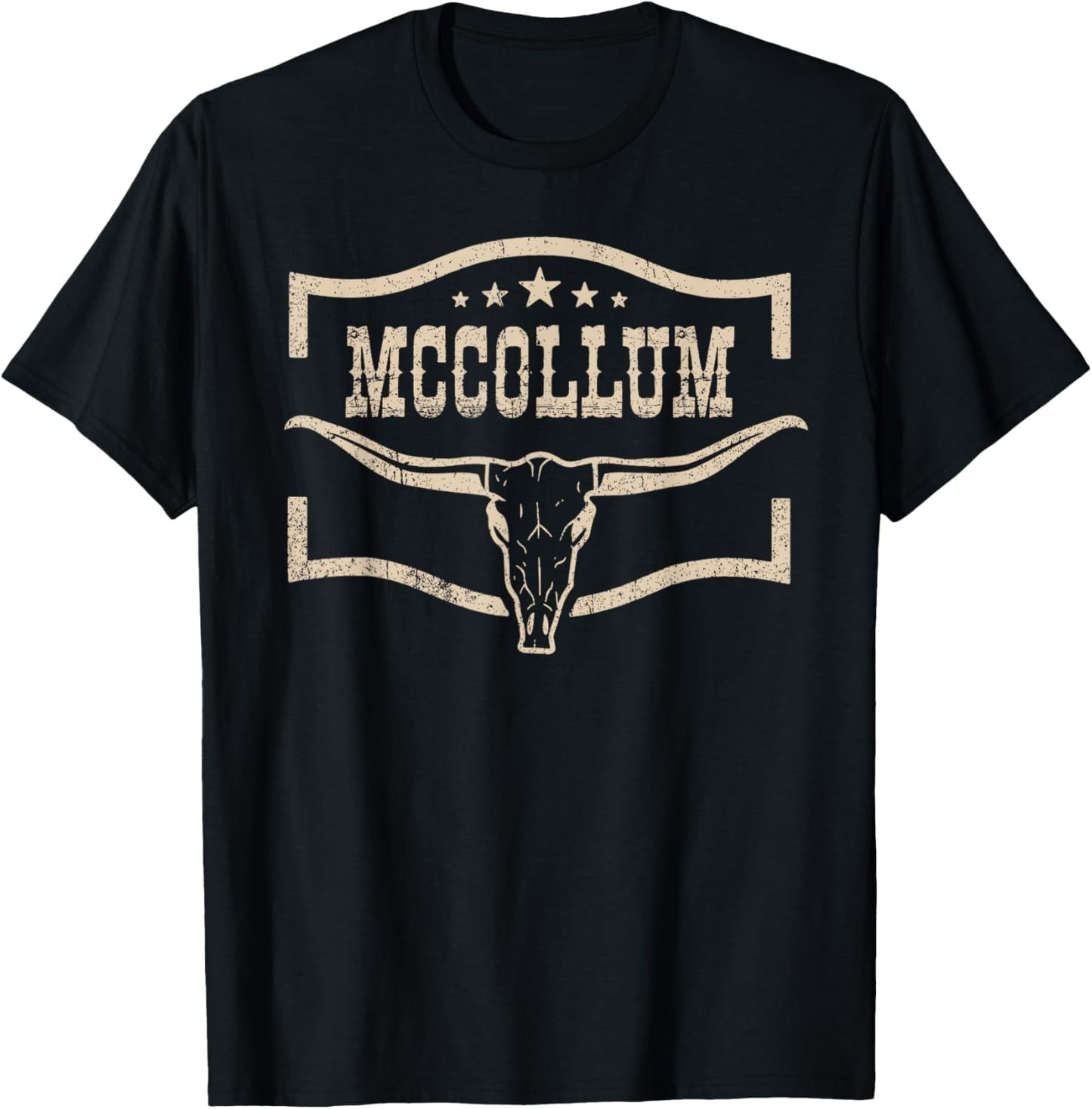 Vintage McCoIIum Personalized, McCoIIum Family Pride T-Shirt - T-Shirt | Black