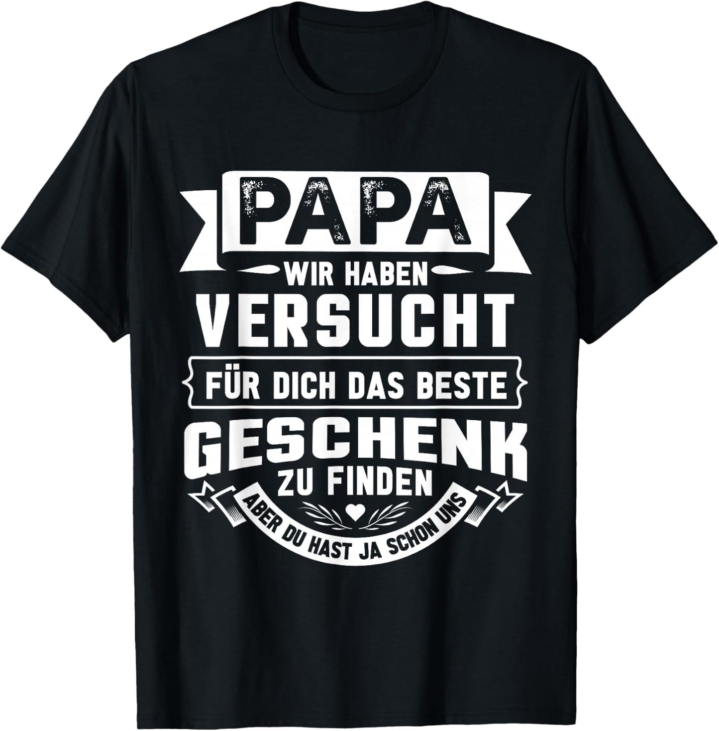 Vatertagsgeschenk Vatertag Papa Sohn Opa Männer Papa T-Shirt - T-Shirt | Black