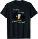 It’s Fine I’m Fine Everything Is Fine Sarcastic Raven Crow T-Shirt - T-Shirt | Black