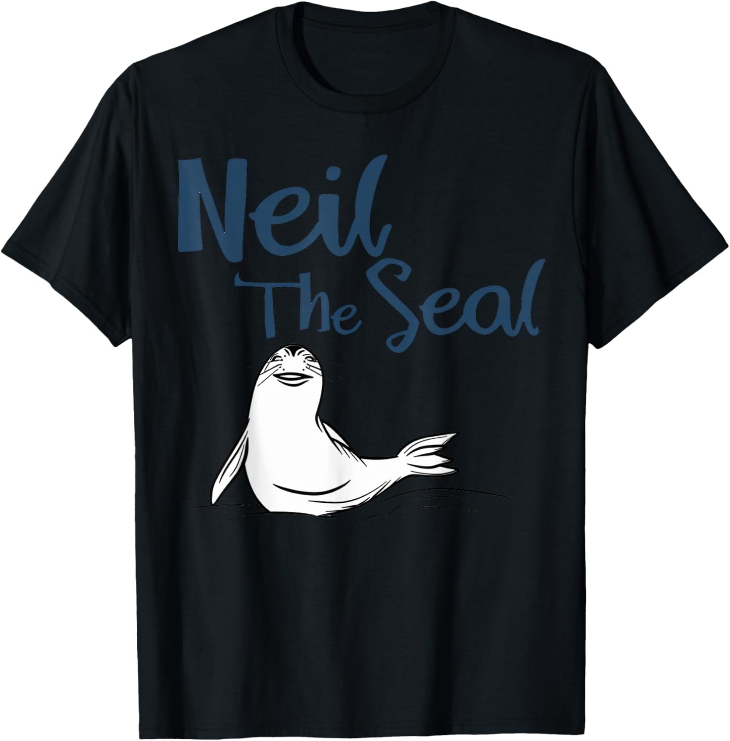 Neil The Seal 22 Australia Seal Elephant Seal T-Shirt - T-Shirt | Black