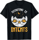 Scouting Is Intents Camping Funny Camper Men Women Kids Boys T-Shirt - T-Shirt | Black