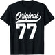 48th Birthday Gift Man Woman Original Vintage Born 1977 T-Shirt - T-Shirt | Black