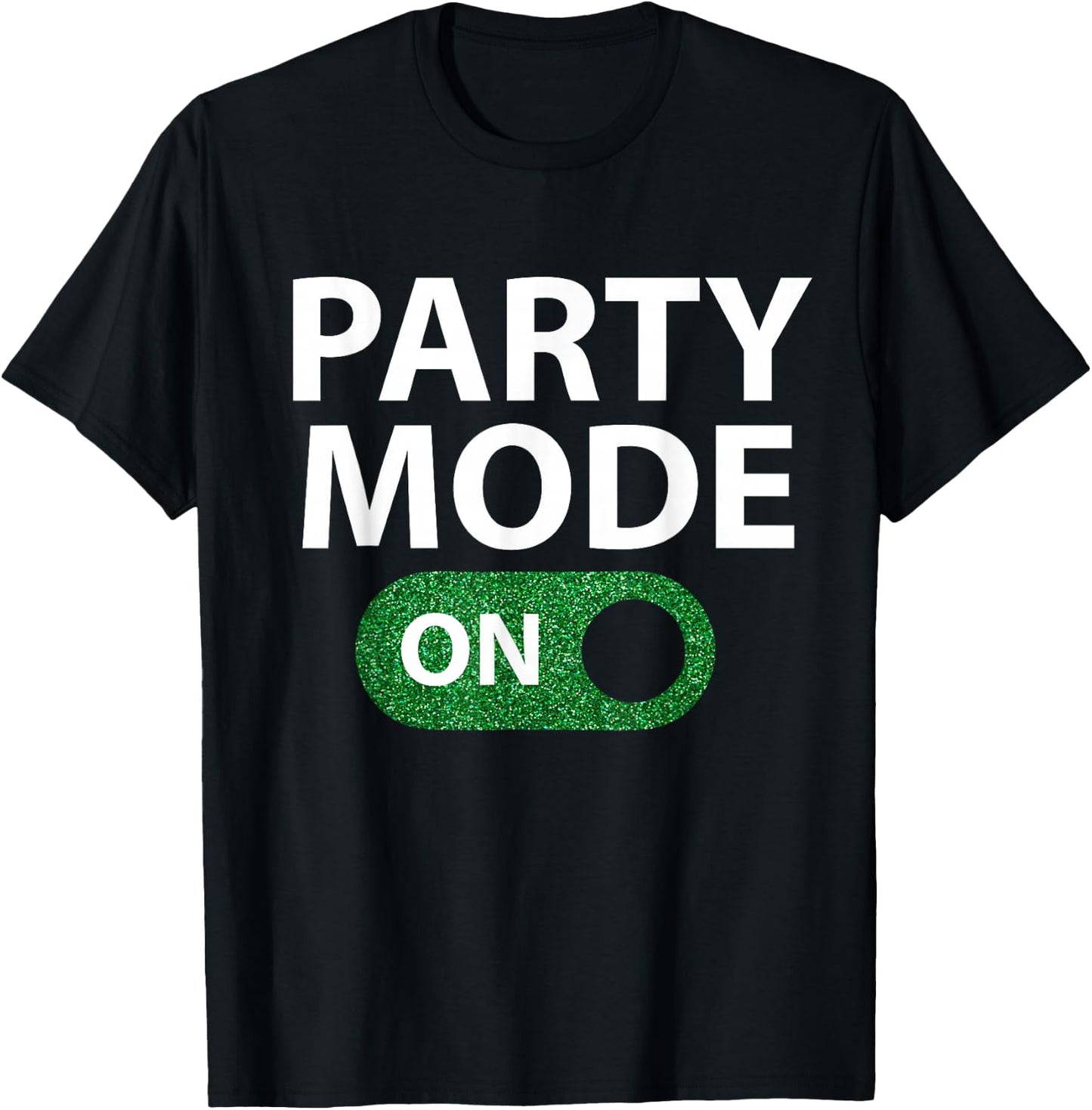 Party mode, on/off sequin T-Shirt - T-Shirt | Black