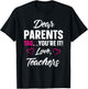Dear Parents Tag You're It Love Teachers Funny Gift T-Shirt - T-Shirt | Black