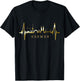 Bremen Skyline Bremer Herzschlag Fan Herz Ich Liebe Bremen T-Shirt - T-Shirt | Black