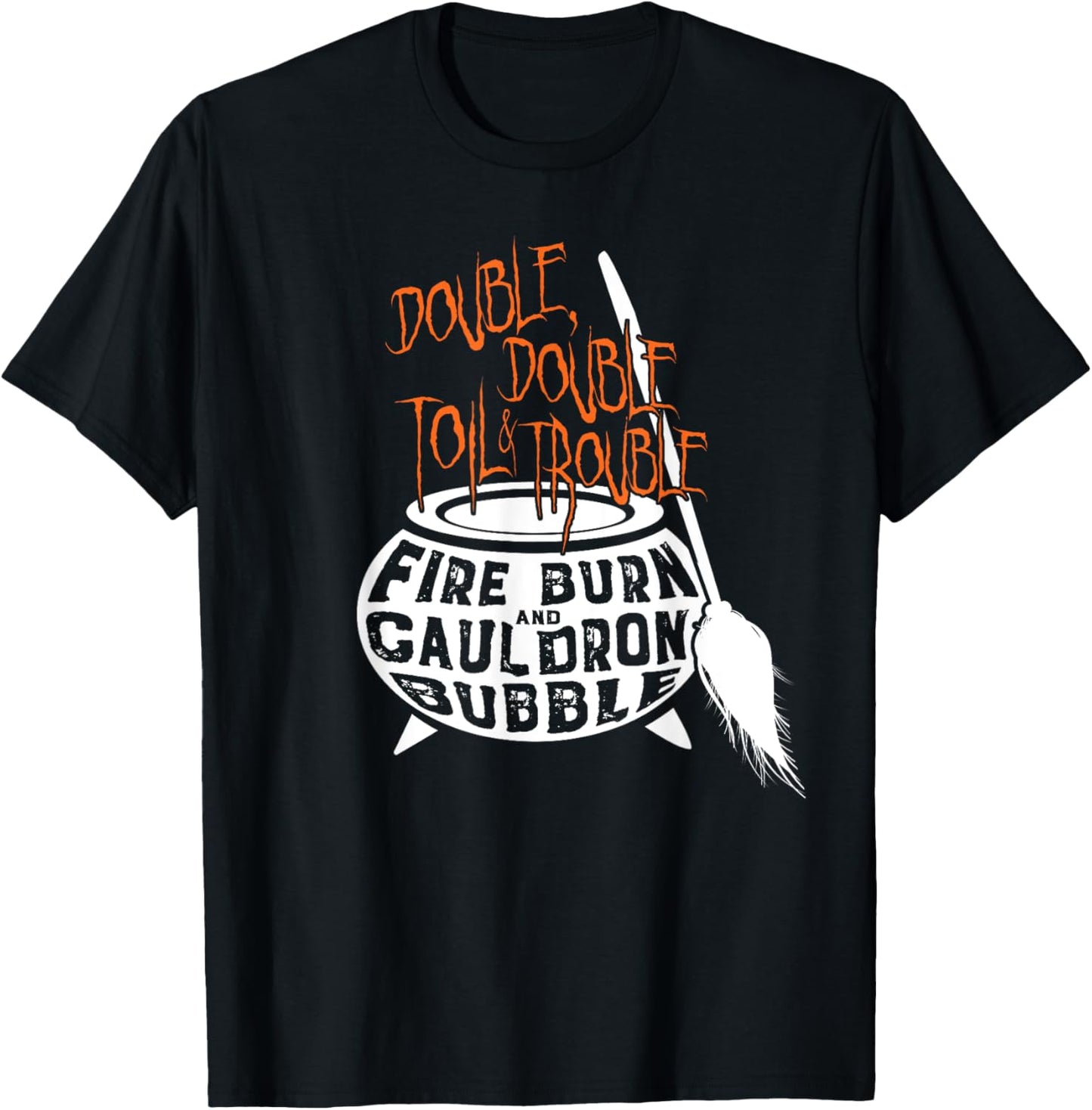 Double, Double Toil & Trouble Shakespeare Halloween T-Shirt - T-Shirt | Black