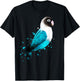 Masked Lovebird, Black-masked Lovebird Parrot Bird T-Shirt - T-Shirt | Black