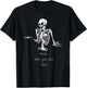 But Did You Die Though Funny Skeleton Nurse T-Shirt - T-Shirt | Black