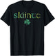 Slainte Happy St Patrick's Day Lucky Shamrock Ireland Irish T-Shirt - T-Shirt | Black