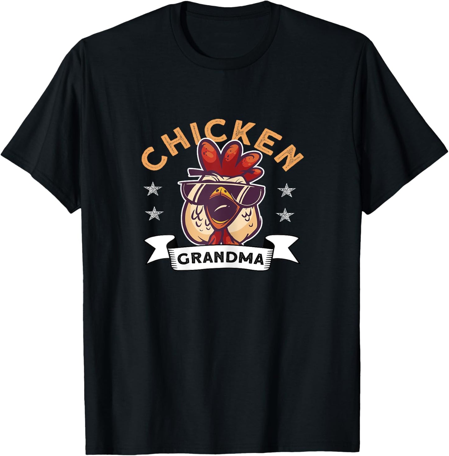 Chicken Grandma - Farmer Rooster Hen Chicken T-Shirt - T-Shirt | Black