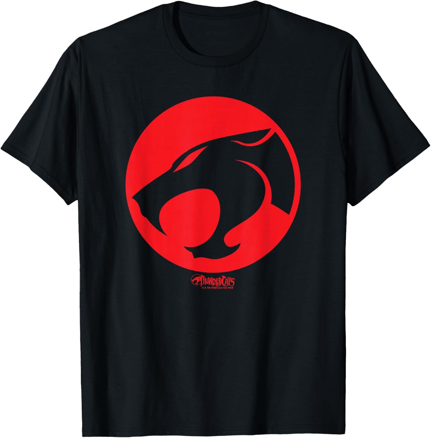 Thundercats Red Logo T-Shirt - T-Shirt | Black